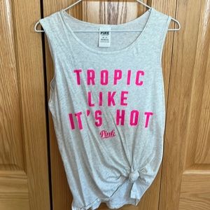 vs PINK tropic like it’s hot size XS tank EXCELLENT CONDITION